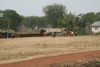 School Children Playing Soccer