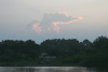 Thunderstorm Illuminated After Sunset