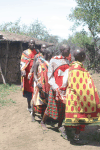 Greeting Ceremony Performed Women