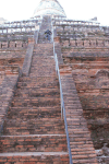 Stairs Pagodas Very Steep